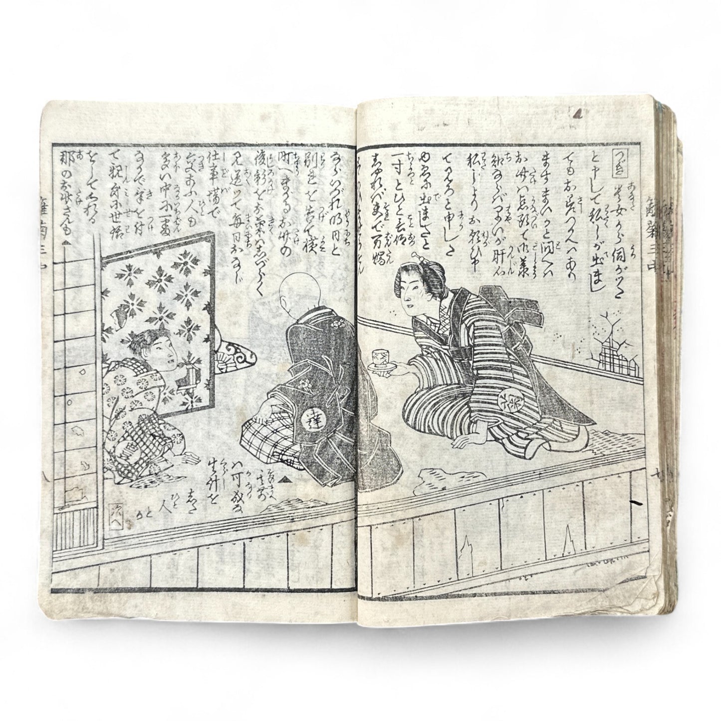Hanaregiku Kyokkyō (離れ菊 掬鏡) – Complete 3-Volume Meiji Illustrated Novel by Bunkyōdō Shujin & Kaga Yoshisama (1882 Japan)-B80