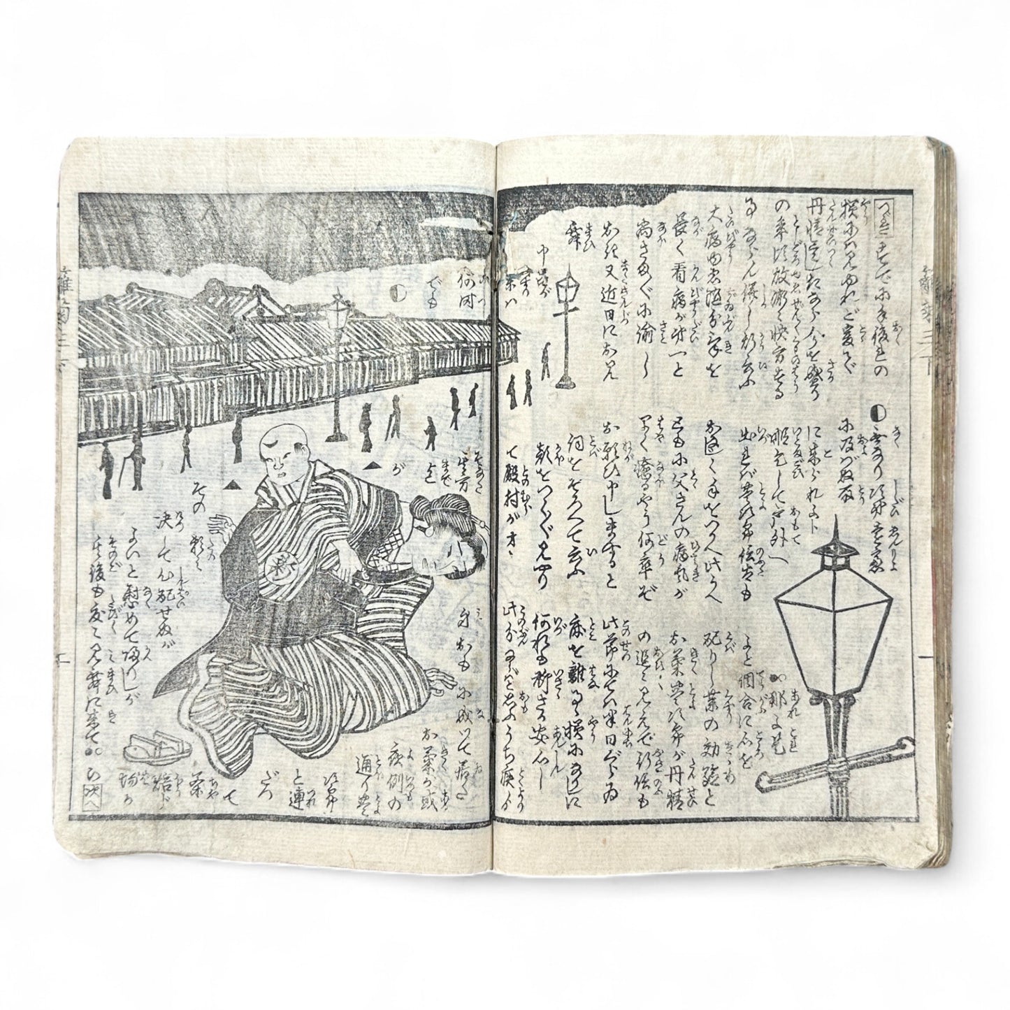 Hanaregiku Kyokkyō (離れ菊 掬鏡) – Complete 3-Volume Meiji Illustrated Novel by Bunkyōdō Shujin & Kaga Yoshisama (1882 Japan)-B80