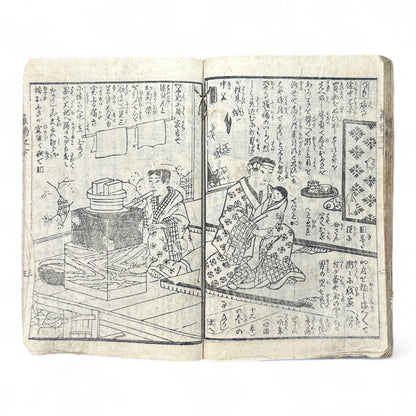Hanaregiku Kyokkyō (離れ菊 掬鏡) – Complete 3-Volume Meiji Illustrated Novel by Bunkyōdō Shujin & Kaga Yoshisama (1882 Japan)-B80
