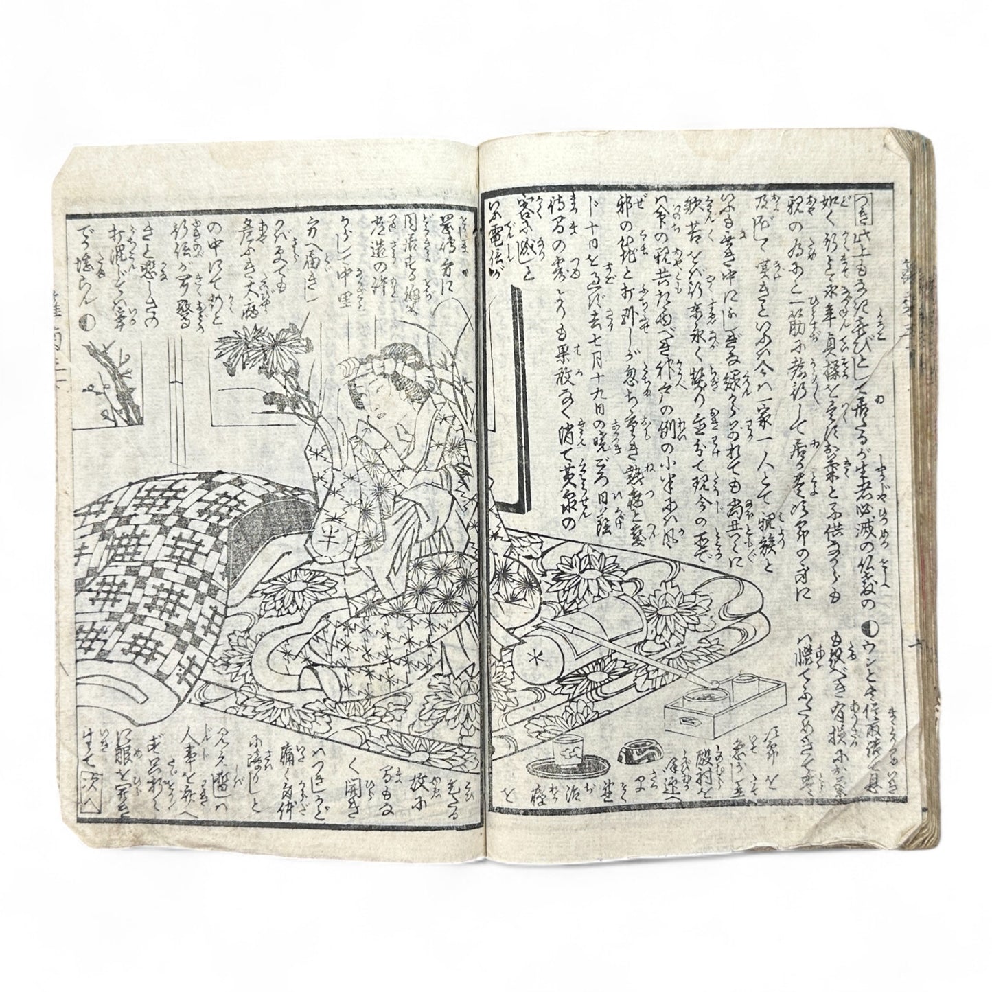 Hanaregiku Kyokkyō (離れ菊 掬鏡) – Complete 3-Volume Meiji Illustrated Novel by Bunkyōdō Shujin & Kaga Yoshisama (1882 Japan)-B80