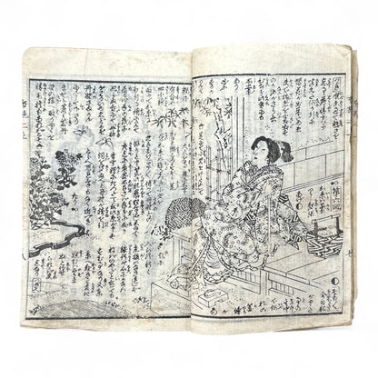 Konjōban Fuse Monogatari (今常盤布施譚) – Complete 3-Volume Meiji Woodblock-Printed Novel by Shōrin Hakuin & Umeidō Kunimasa (1887 Japan)-B81