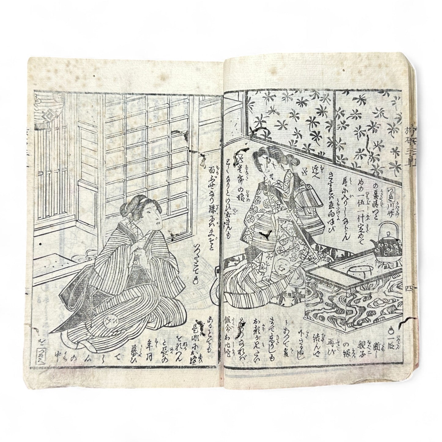 Kurahashi Tōji Ritsuhō-zuru (倉橋冬児立圃鶴) – Complete 3-Volume Meiji Woodblock-Printed Novel by Kurahashi Tōji & Seirentei Bunjū (1882 Japan)-B82