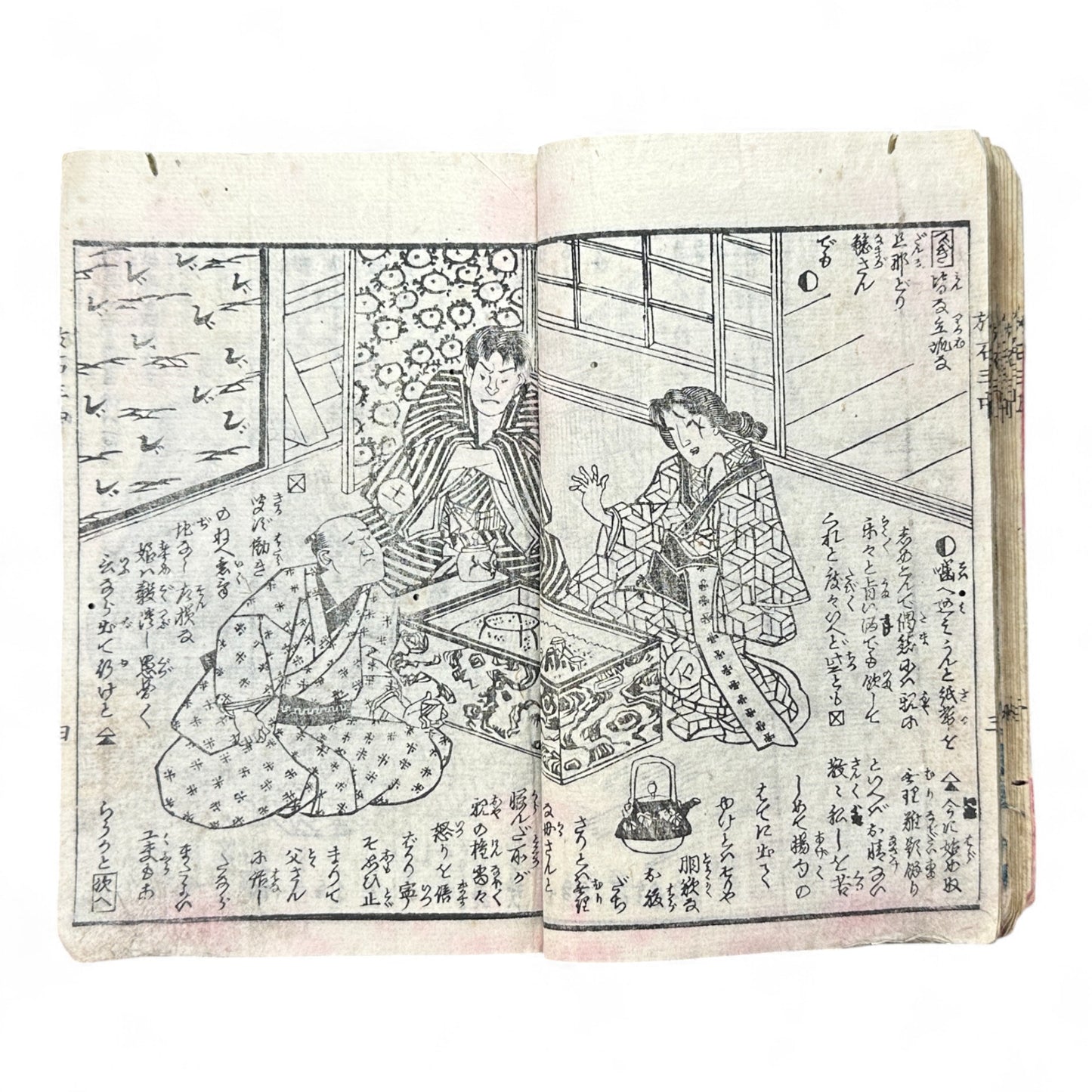 Kurahashi Tōji Ritsuhō-zuru (倉橋冬児立圃鶴) – Complete 3-Volume Meiji Woodblock-Printed Novel by Kurahashi Tōji & Seirentei Bunjū (1882 Japan)-B82