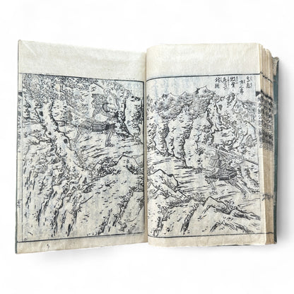 Ehon Hokoki 絵本補公記 Edo Period Japanese Illustrated Samurai Chronicle Book-B88