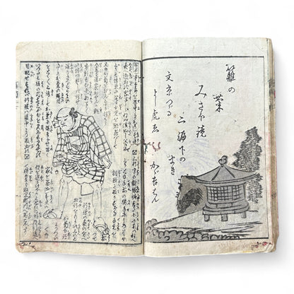 Hi no Kiku Shirube Kagami 簸の菊標鏡 – Edo Period Color Illustrated Woodblock Book (3 Volumes in One)-B92