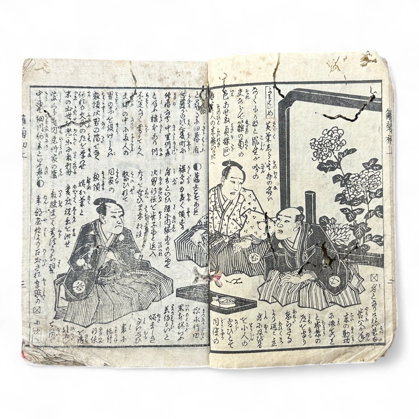 Hanare no Kiku Shirube no Kagami 離菊標鏡 Edo Woodblock Book (3 Volumes in One) by Utagawa Yoshitora 芳虎-B96