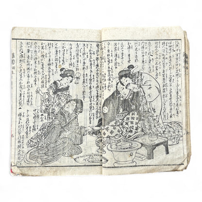 Hanare no Kiku Shirube no Kagami 離菊標鏡 Edo Woodblock Book (3 Volumes in One) by Utagawa Yoshitora 芳虎-B96