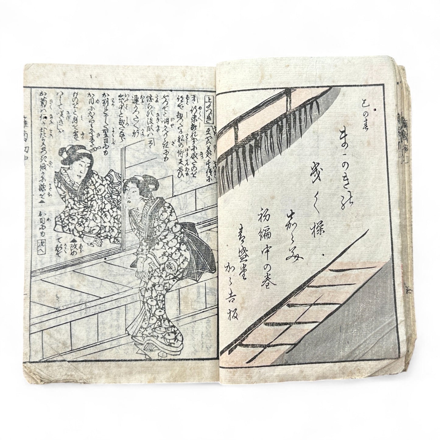 Hanare no Kiku Shirube no Kagami 離菊標鏡 Edo Woodblock Book (3 Volumes in One) by Utagawa Yoshitora 芳虎-B96