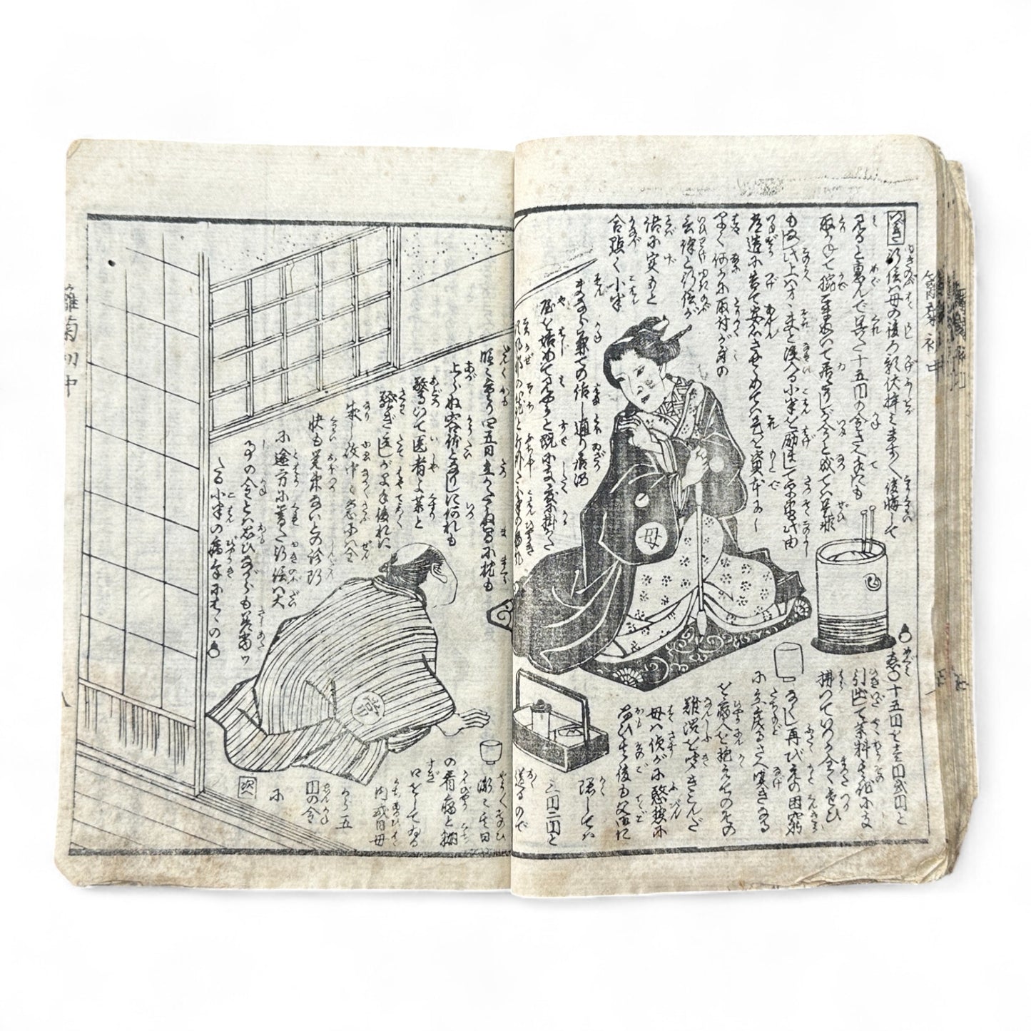 Hanare no Kiku Shirube no Kagami 離菊標鏡 Edo Woodblock Book (3 Volumes in One) by Utagawa Yoshitora 芳虎-B96