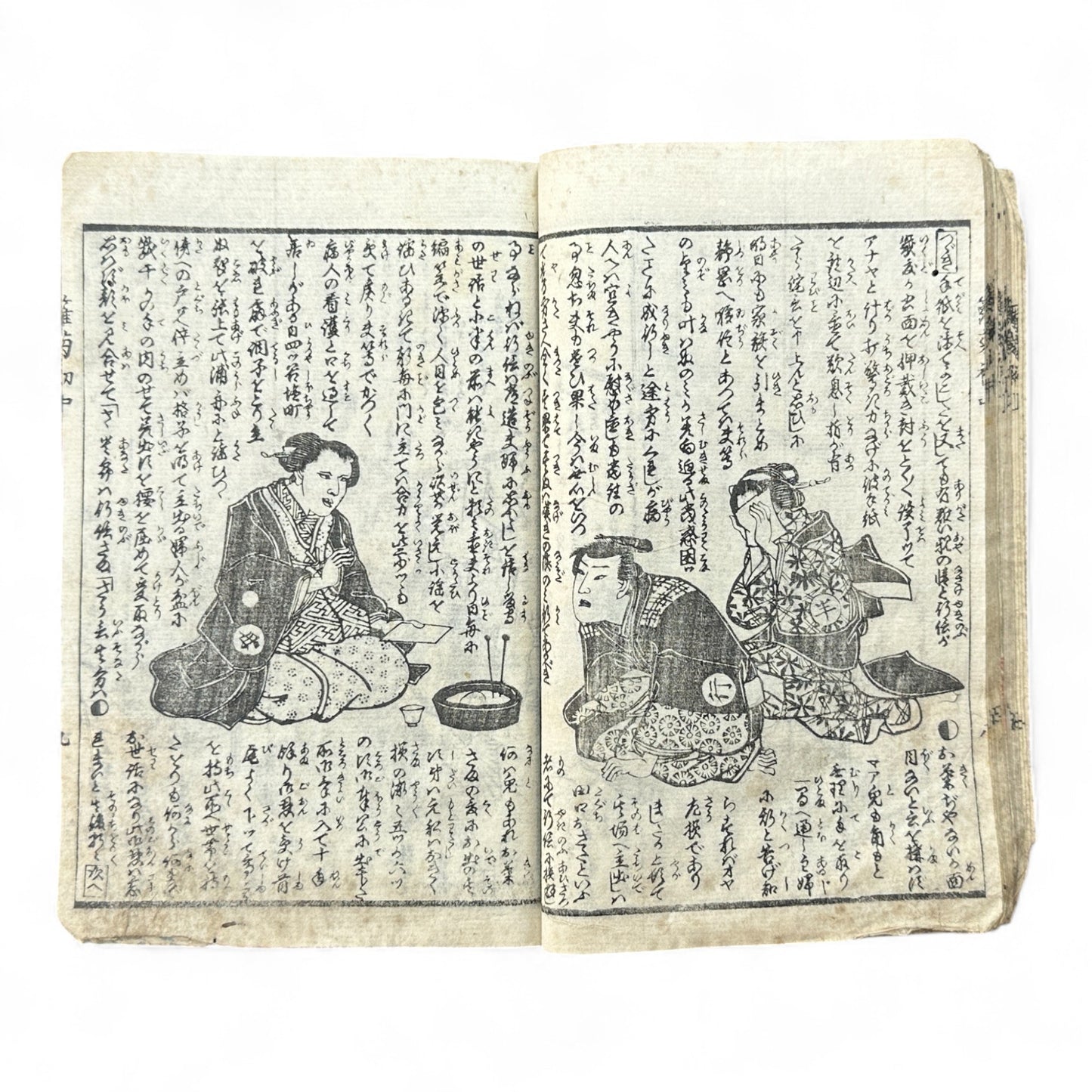Hanare no Kiku Shirube no Kagami 離菊標鏡 Edo Woodblock Book (3 Volumes in One) by Utagawa Yoshitora 芳虎-B96