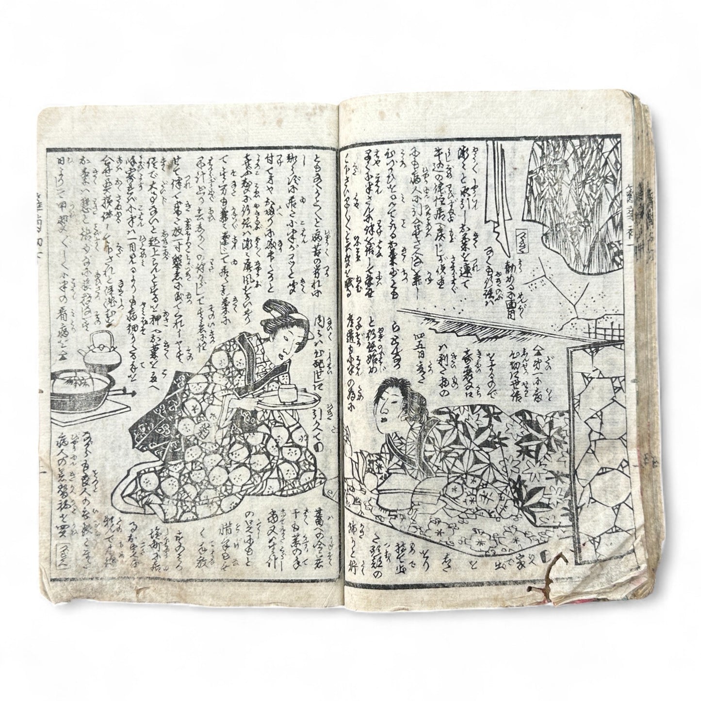 Hanare no Kiku Shirube no Kagami 離菊標鏡 Edo Woodblock Book (3 Volumes in One) by Utagawa Yoshitora 芳虎-B96