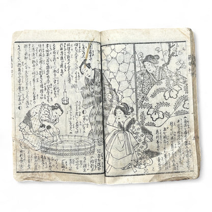 Hanare no Kiku Shirube no Kagami 離菊標鏡 Edo Woodblock Book (3 Volumes in One) by Utagawa Yoshitora 芳虎-B96