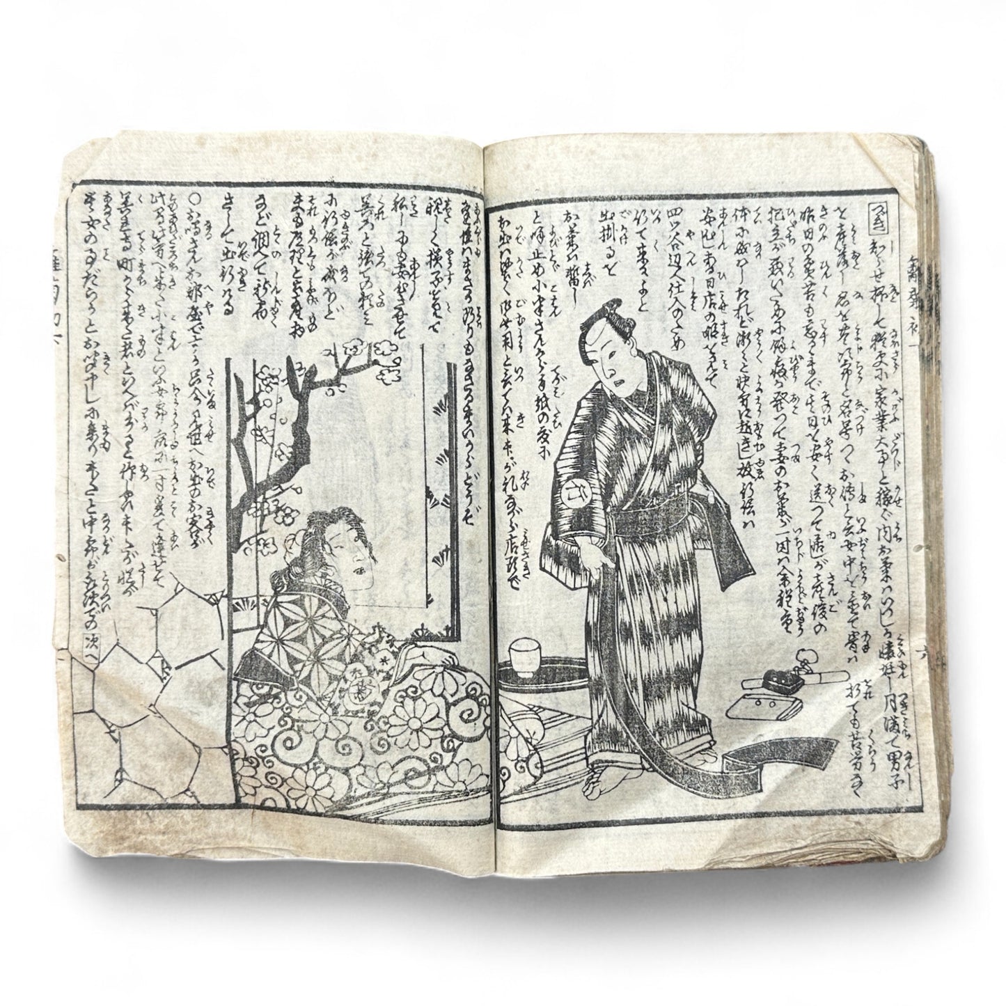 Hanare no Kiku Shirube no Kagami 離菊標鏡 Edo Woodblock Book (3 Volumes in One) by Utagawa Yoshitora 芳虎-B96