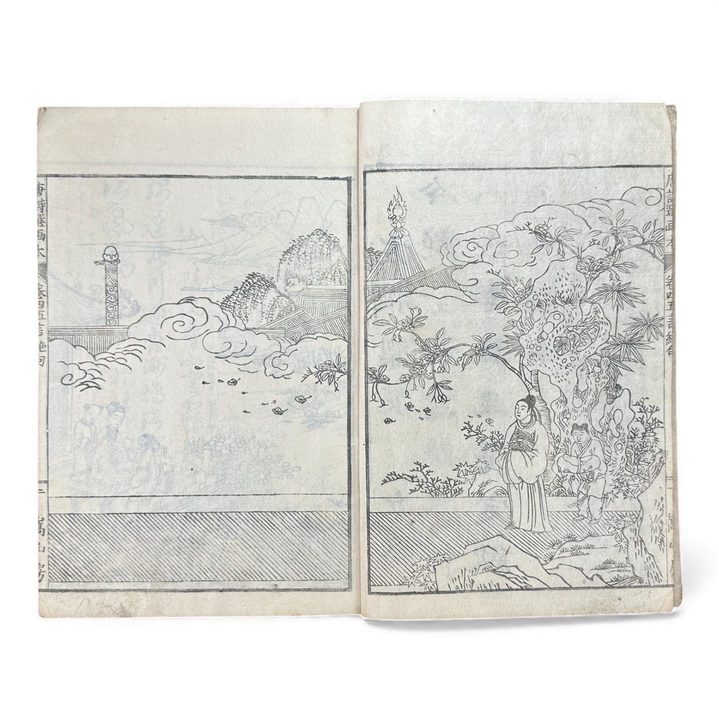 和漢名画図巻 第三号 — Edo-Period Illustrated Art Book (c. Late Edo) Wakan Meiga Zumaki – Volume 3 - B117