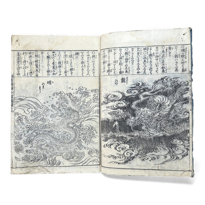 訓蒙図彙大成｜Edo Multi-Volume Illustrated Natural History Encyclopedia｜Rare Japanese Woodblock Book 和本 - B122