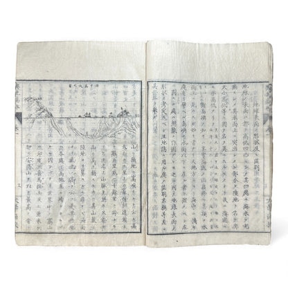 Meiji 1874 Japanese Illustrated Geography Book –《輿地誌畧》Yochi Shiryaku – Maps, Cultures, Animals – Rare Original - B123