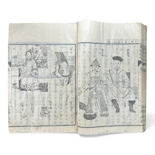 Meiji 1874 Japanese Illustrated Geography Book –《輿地誌畧》Yochi Shiryaku – Maps, Cultures, Animals – Rare Original - B123