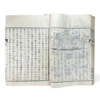 Meiji 1874 Japanese Illustrated Geography Book –《輿地誌畧》Yochi Shiryaku – Maps, Cultures, Animals – Rare Original - B123