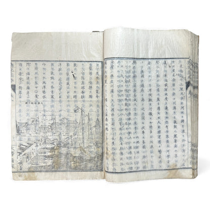 Meiji 1874 Japanese Illustrated Geography Book –《輿地誌畧》Yochi Shiryaku – Maps, Cultures, Animals – Rare Original - B123