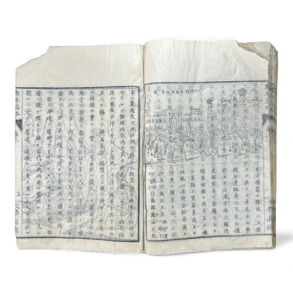 Meiji 1874 Japanese Illustrated Geography Book –《輿地誌畧》Yochi Shiryaku – Maps, Cultures, Animals – Rare Original - B123