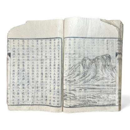 Meiji 1874 Japanese Illustrated Geography Book –《輿地誌畧》Yochi Shiryaku – Maps, Cultures, Animals – Rare Original - B123