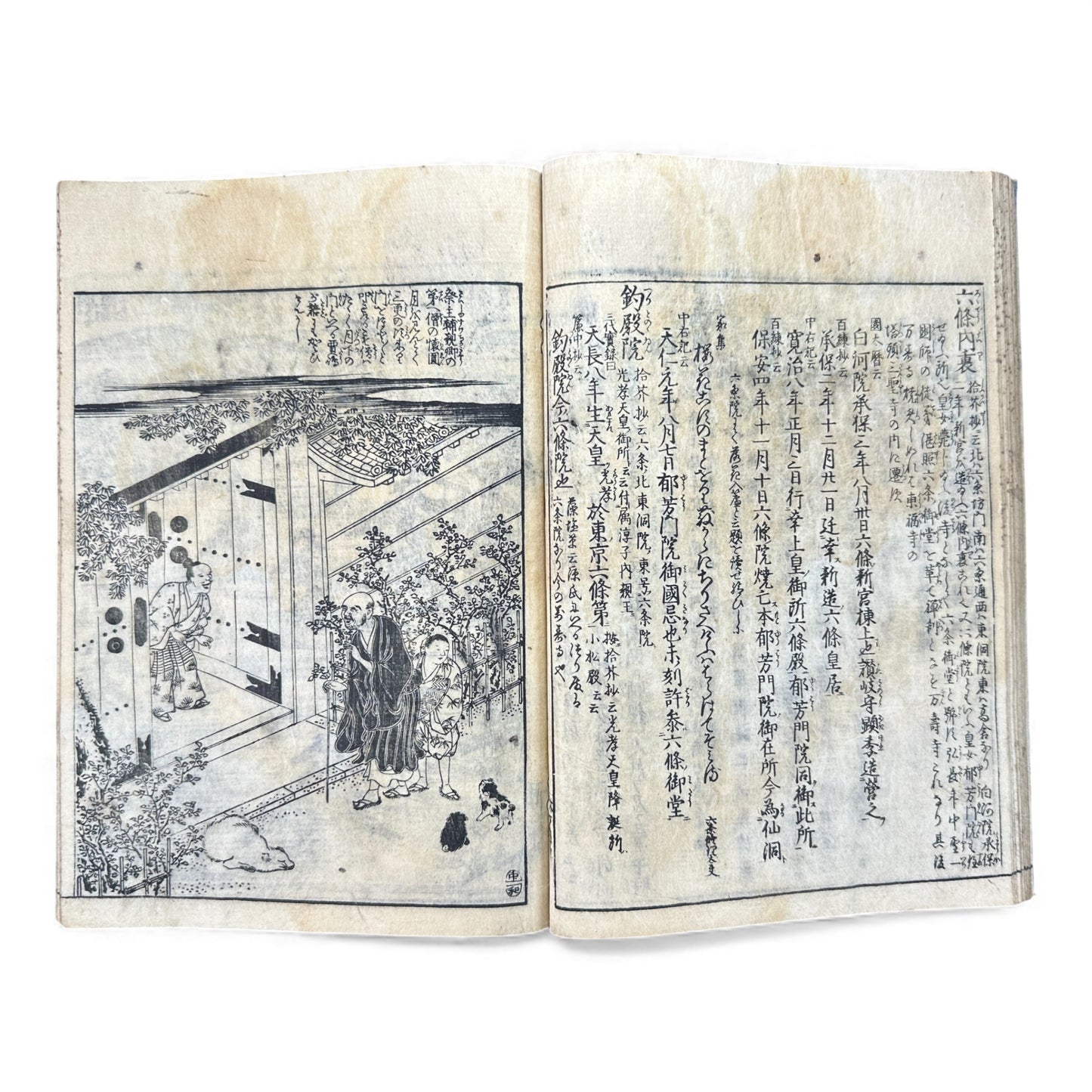 Edo Japanese Illustrated “Famous Places” Guide – 《都林泉名勝圖會》Tosurisen Meishō Zue – Scenic Temples & Landscapes – Rare Woodblock Book - B125
