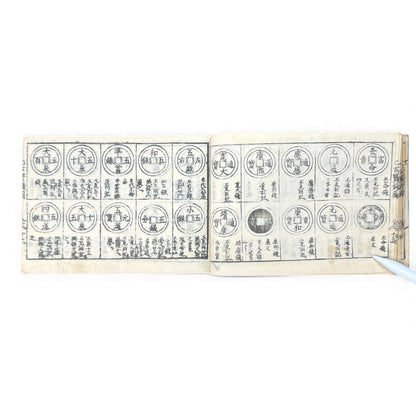 古今錢譜合類全書 – Edo Coin Encyclopedia – Ancient & Modern Japanese & Chinese Coins (Woodblock Print) - B129