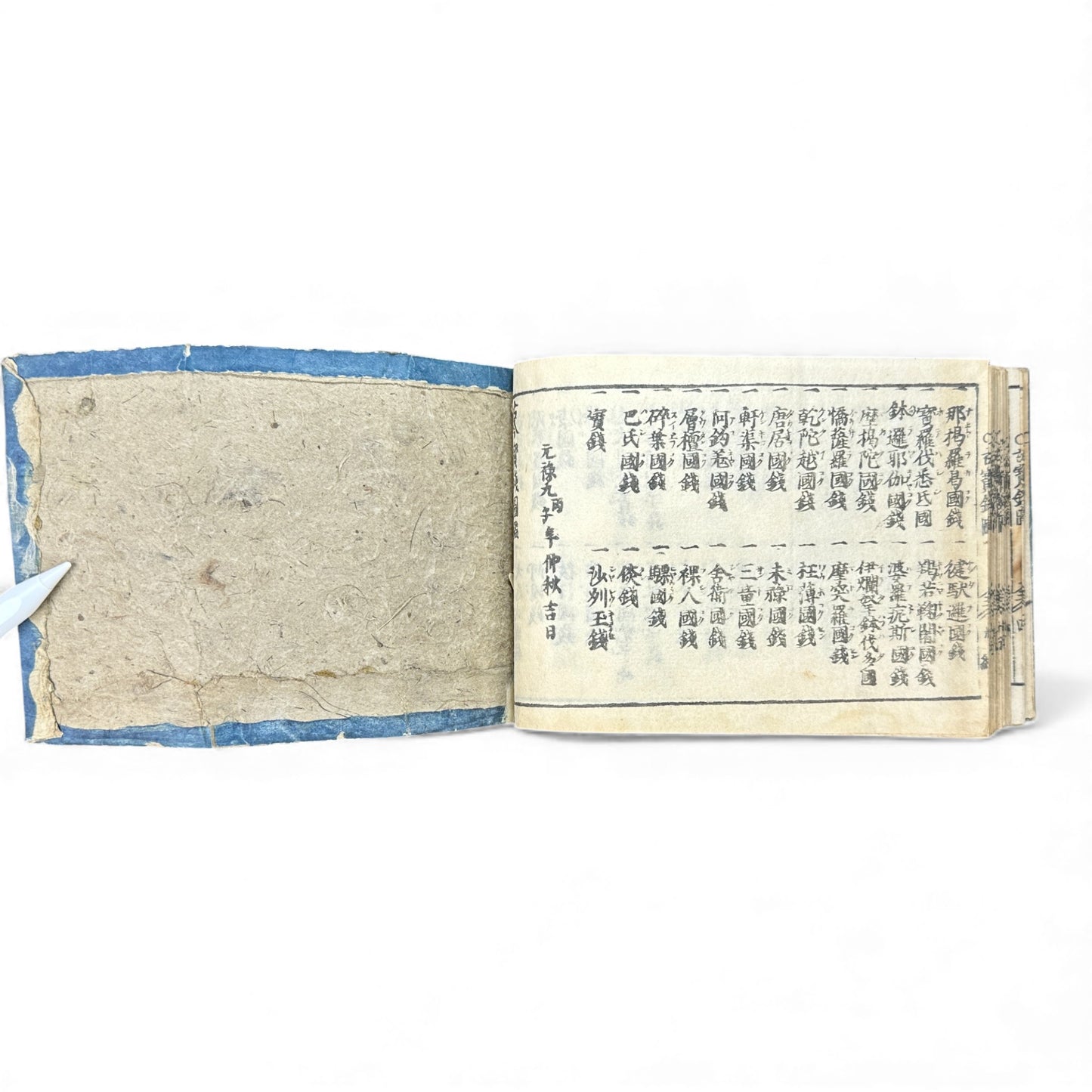 古今錢譜合類全書 – Edo Coin Encyclopedia – Ancient & Modern Japanese & Chinese Coins (Woodblock Print) - B129