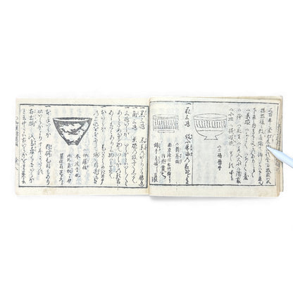 Edo-Period Illustrated Ceramics & Antiquities Manual – 古今知見録 (Kokon Chikenroku) – Woodblock-Printed Japanese Reference Book - B130