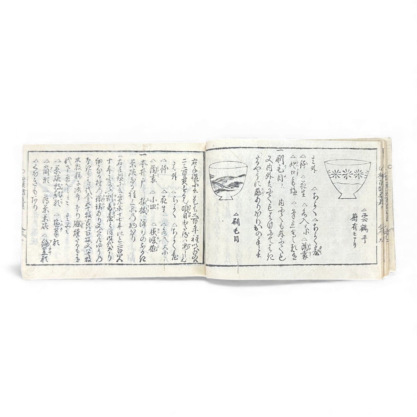 Edo-Period Illustrated Ceramics & Antiquities Manual – 古今知見録 (Kokon Chikenroku) – Woodblock-Printed Japanese Reference Book - B130