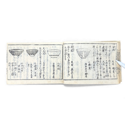 Edo-Period Illustrated Ceramics & Antiquities Manual – 古今知見録 (Kokon Chikenroku) – Woodblock-Printed Japanese Reference Book - B130