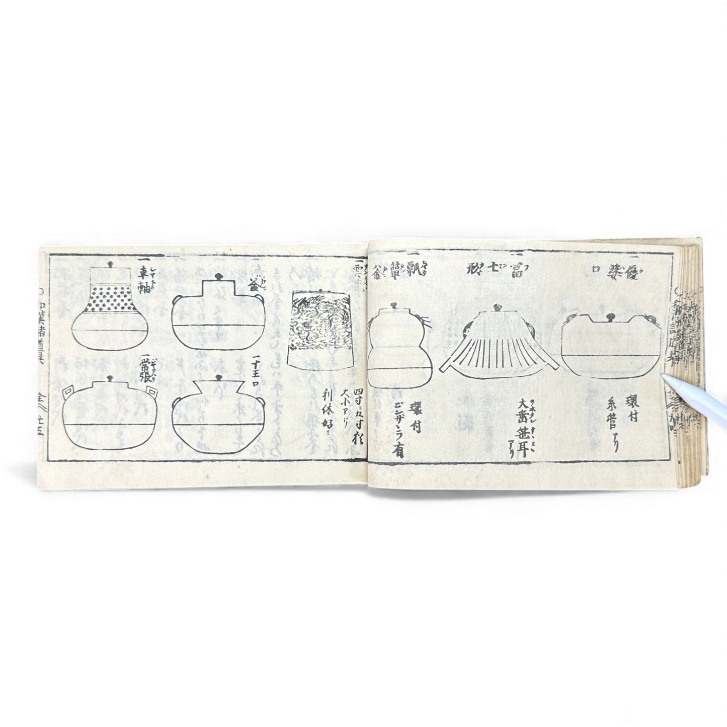 Edo-Period Illustrated Ceramics & Antiquities Manual – 古今知見録 (Kokon Chikenroku) – Woodblock-Printed Japanese Reference Book - B130