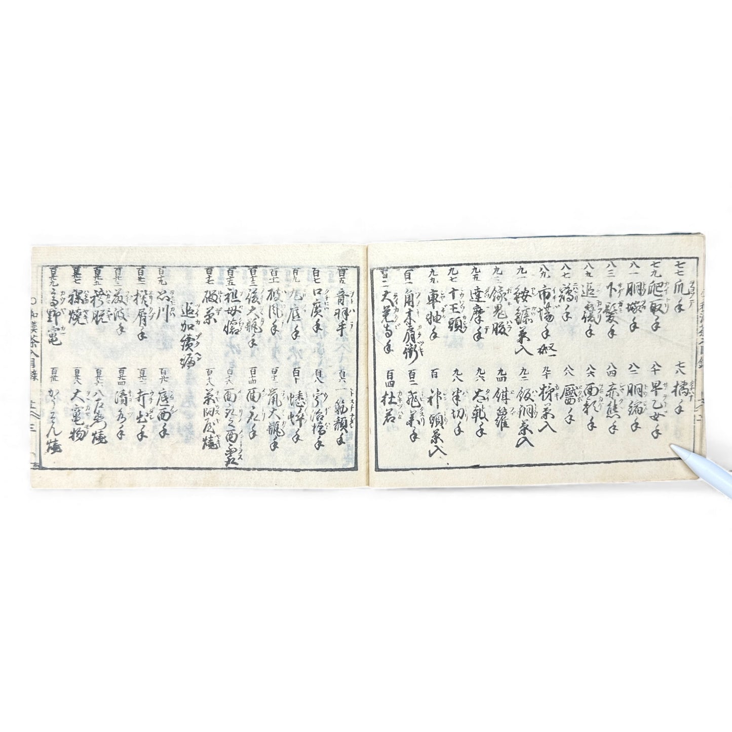 Edo-Period Tea Jar Identification Manual – 万宝全書 上巻  – Illustrated Woodblock-Printed Japanese Antique Book- B132