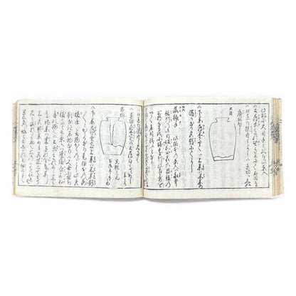 Edo-Period Tea Jar Identification Manual – 万宝全書 上巻  – Illustrated Woodblock-Printed Japanese Antique Book- B132