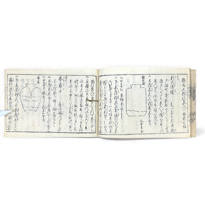 Edo-Period Tea Jar Identification Manual – 万宝全書 上巻  – Illustrated Woodblock-Printed Japanese Antique Book- B132