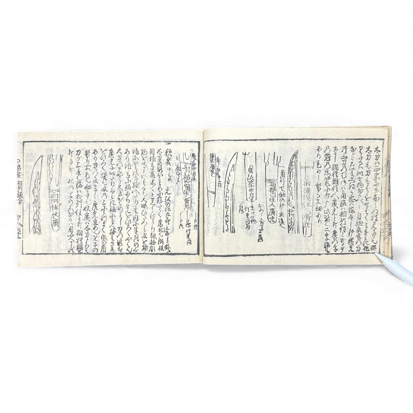 Edo-Period Japanese Sword Manual – 万宝全書 (Manpō Zensho) 刀剣図説 – Illustrated Nihontō Reference Book - B133