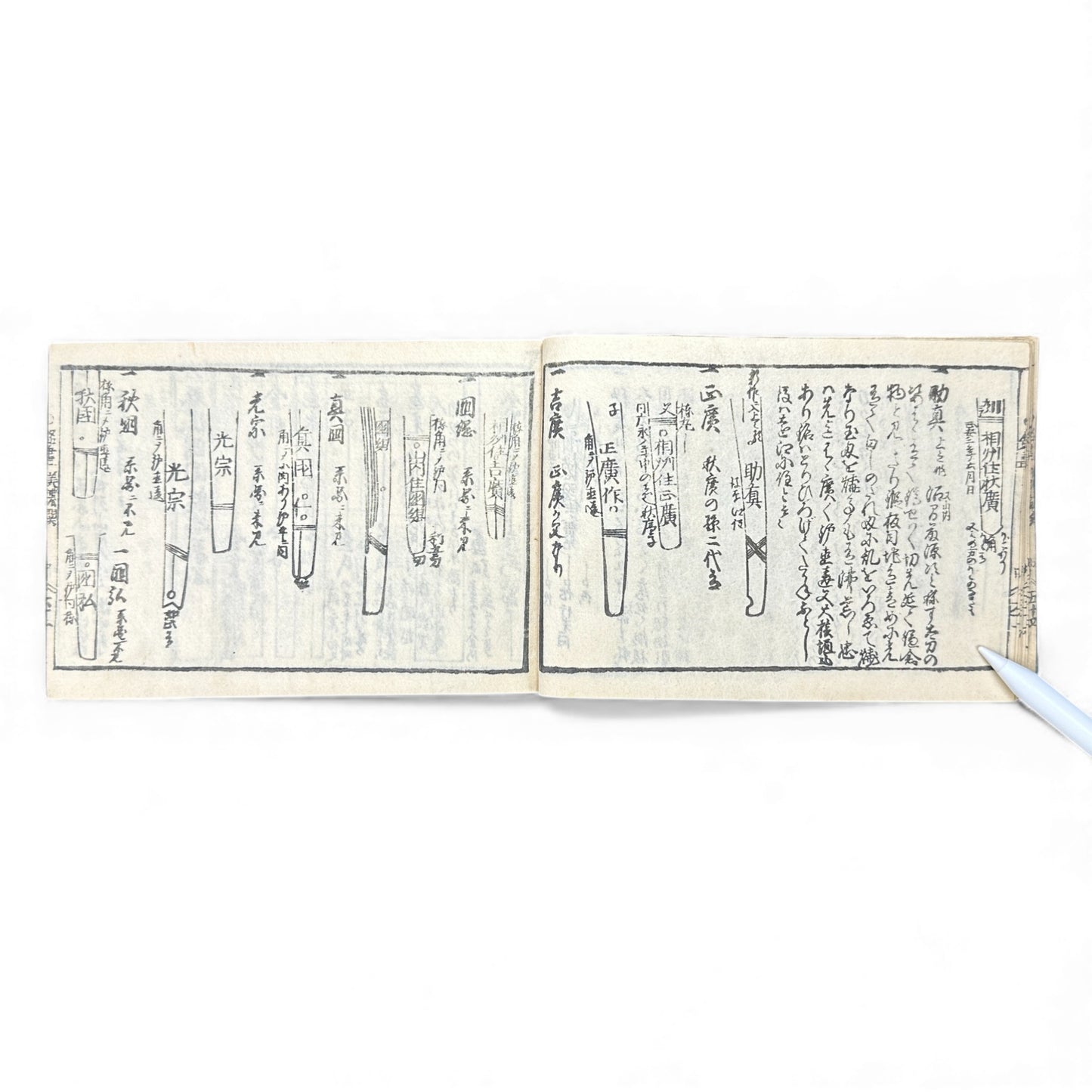 Edo-Period Japanese Sword Manual – 万宝全書 (Manpō Zensho) 刀剣図説 – Illustrated Nihontō Reference Book - B133