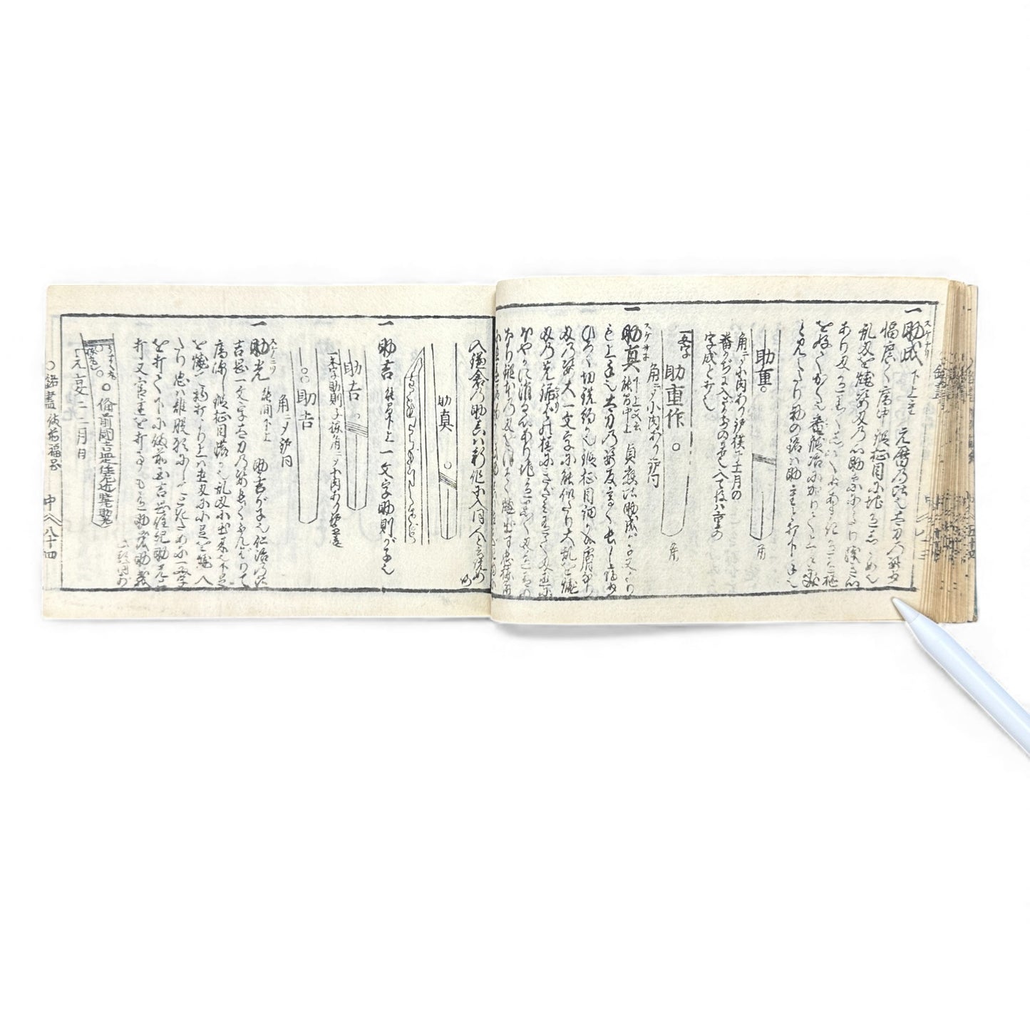 Edo-Period Japanese Sword Manual – 万宝全書 (Manpō Zensho) 刀剣図説 – Illustrated Nihontō Reference Book - B133