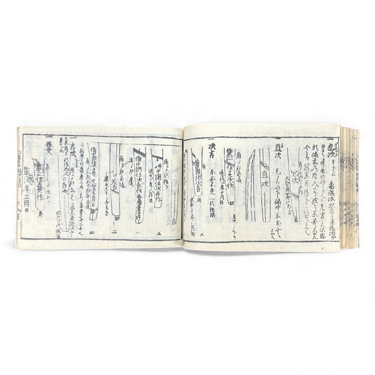 Edo-Period Japanese Sword Manual – 万宝全書 (Manpō Zensho) 刀剣図説 – Illustrated Nihontō Reference Book - B133