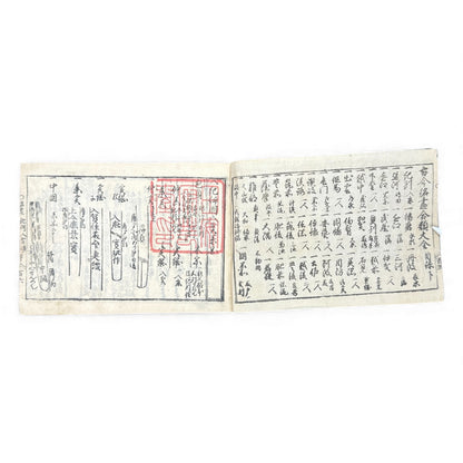 Edo-Period Japanese Swordsmith Manual – 万宝全書 (Manpō Zensho) 刀工鑑定篇 – Woodblock-Printed Nihontō Reference Book - B134