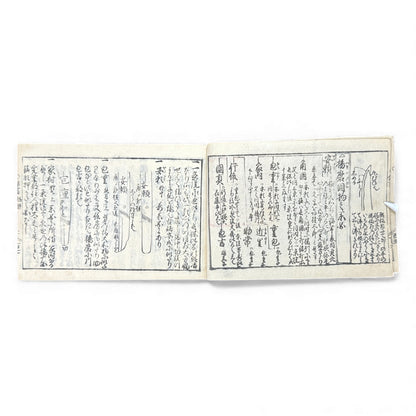 Edo-Period Japanese Swordsmith Manual – 万宝全書 (Manpō Zensho) 刀工鑑定篇 – Woodblock-Printed Nihontō Reference Book - B134