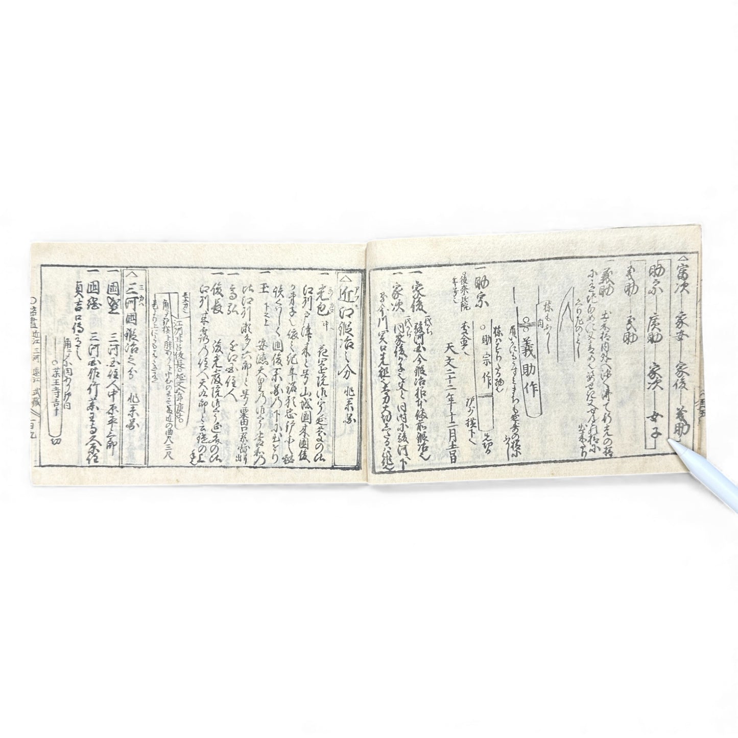 Edo-Period Japanese Swordsmith Manual – 万宝全書 (Manpō Zensho) 刀工鑑定篇 – Woodblock-Printed Nihontō Reference Book - B134