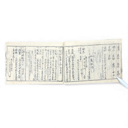 Edo-Period Japanese Swordsmith Manual – 万宝全書 (Manpō Zensho) 刀工鑑定篇 – Woodblock-Printed Nihontō Reference Book - B134