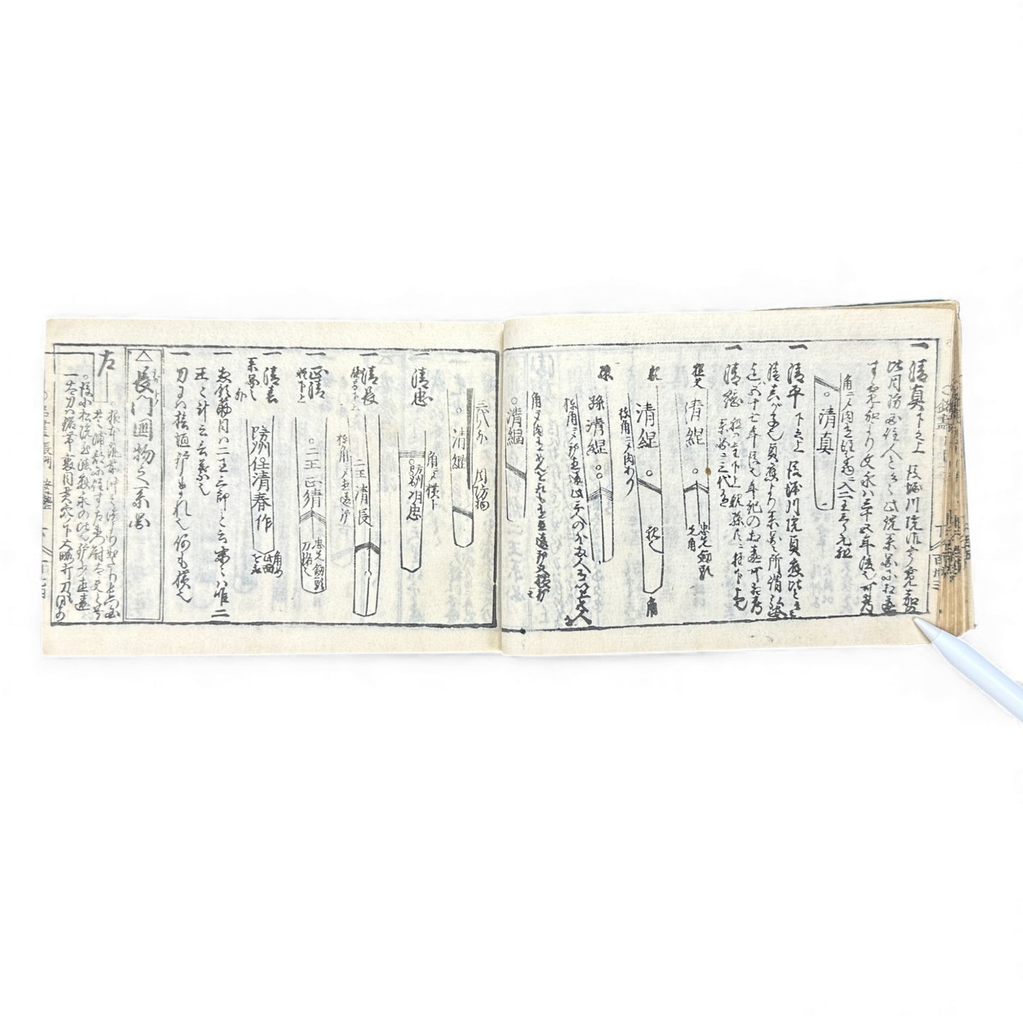 Edo-Period Japanese Swordsmith Manual – 万宝全書 (Manpō Zensho) 刀工鑑定篇 – Woodblock-Printed Nihontō Reference Book - B134