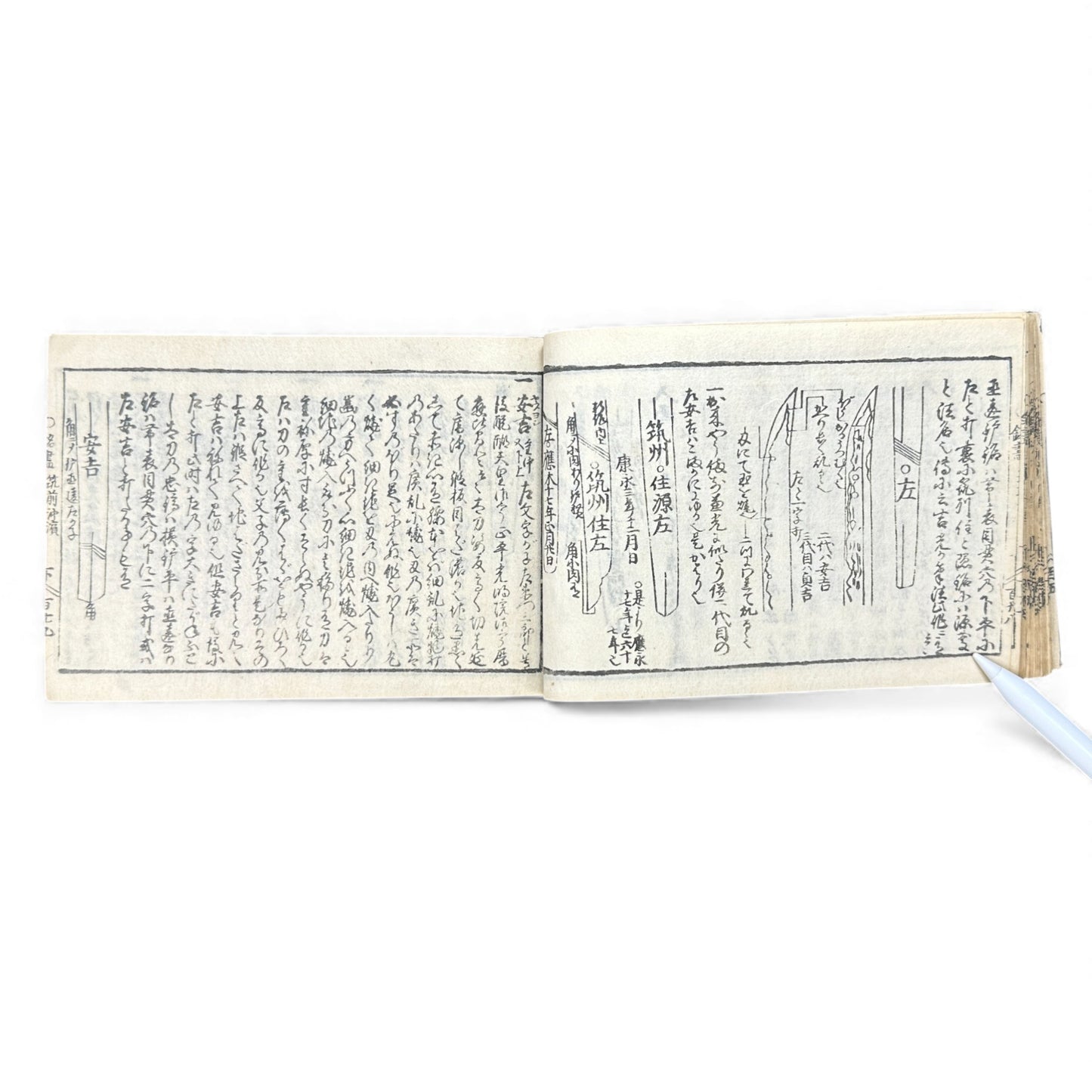 Edo-Period Japanese Swordsmith Manual – 万宝全書 (Manpō Zensho) 刀工鑑定篇 – Woodblock-Printed Nihontō Reference Book - B134