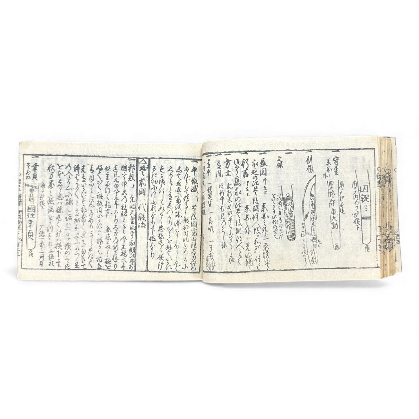 Edo-Period Japanese Swordsmith Manual – 万宝全書 (Manpō Zensho) 刀工鑑定篇 – Woodblock-Printed Nihontō Reference Book - B134
