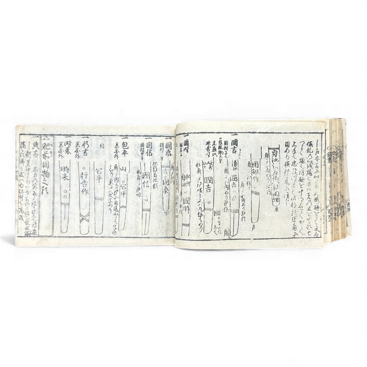 Edo-Period Japanese Swordsmith Manual – 万宝全書 (Manpō Zensho) 刀工鑑定篇 – Woodblock-Printed Nihontō Reference Book - B134