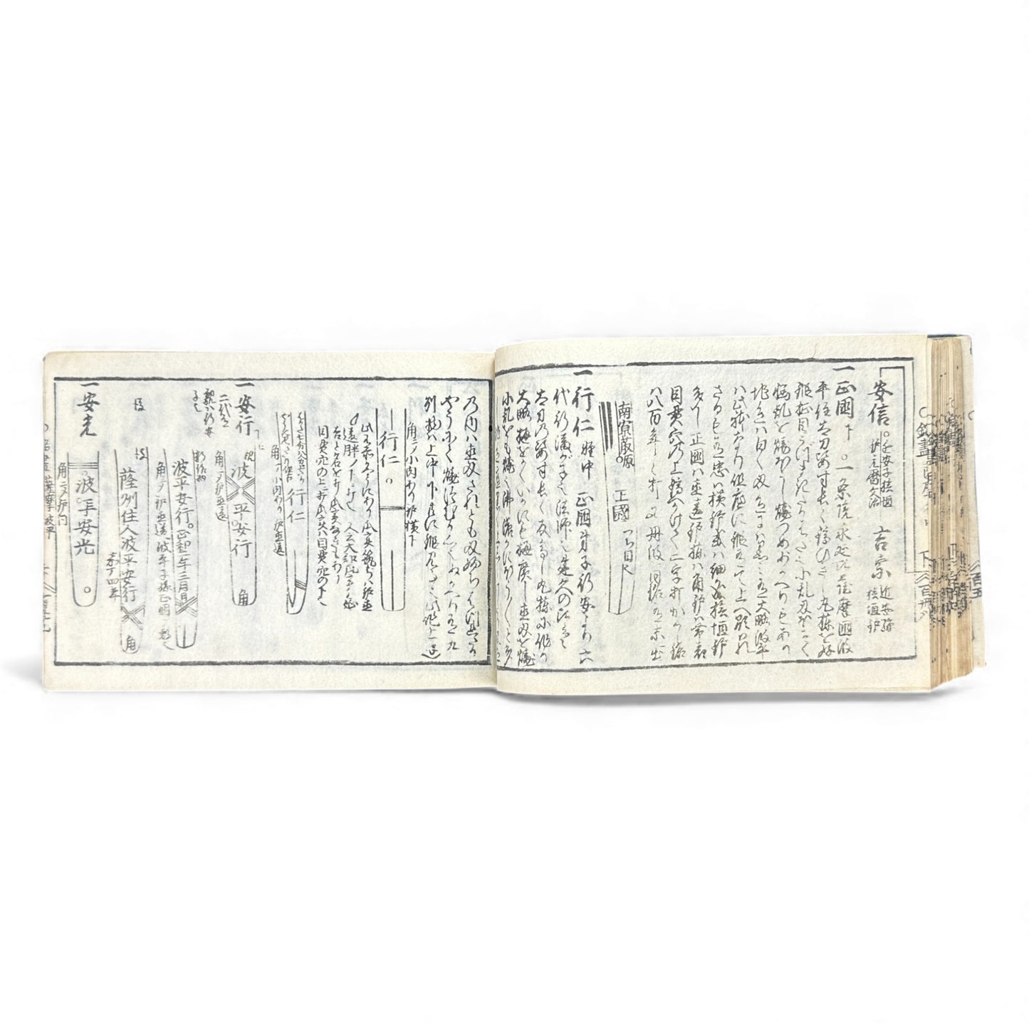 Edo-Period Japanese Swordsmith Manual – 万宝全書 (Manpō Zensho) 刀工鑑定篇 – Woodblock-Printed Nihontō Reference Book - B134