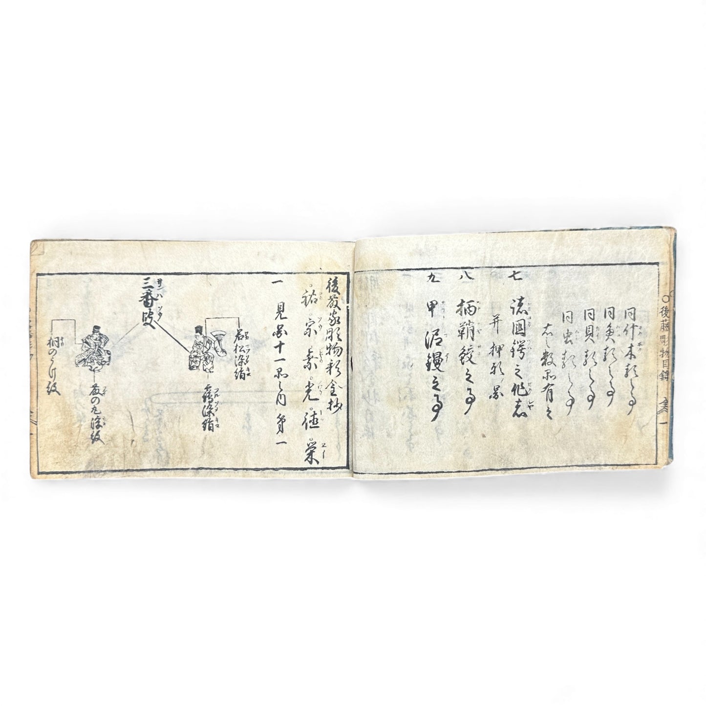 Edo Period Japanese Woodblock Book – Metalwork & Crest Designs (Kamon) – Decorative Arts Encyclopedia – Rare Antique - B135