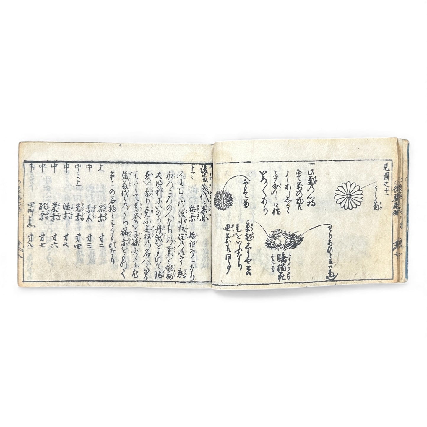 Edo Period Japanese Woodblock Book – Metalwork & Crest Designs (Kamon) – Decorative Arts Encyclopedia – Rare Antique - B135